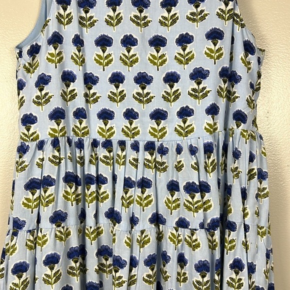 Sincerely Jules Tiered Floral Print Sleeveless V Neck Mini Dress Womens Size S - Picture 7 of 12